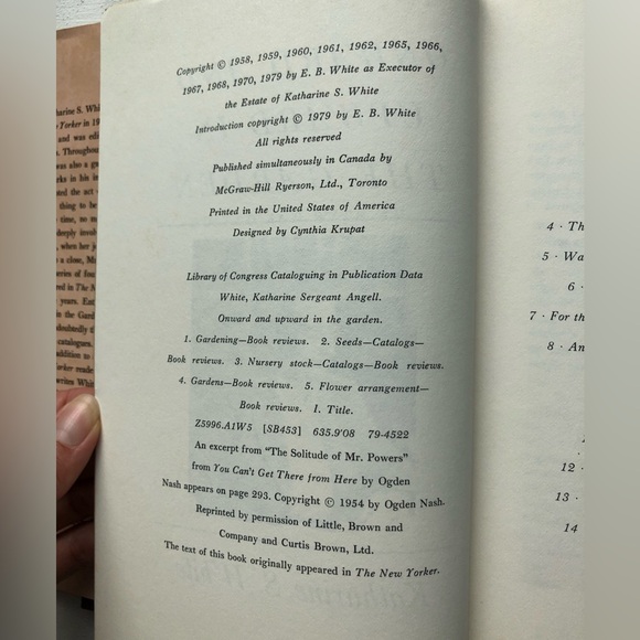 Onward and Upward in the Garden - book - pictured - Picture 12 of 16